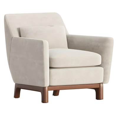 现代布艺单人沙发-A120